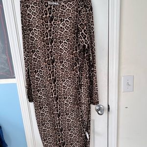 Leopard Sheer Dress